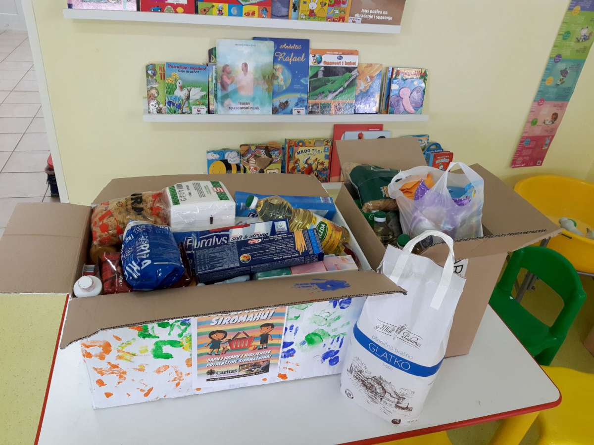 DJEČJI VRTIĆ VELIKA GORICA U HUMANITARNOJ AKCIJI <br>
„PRUŽI RUKU SIROMAHU“